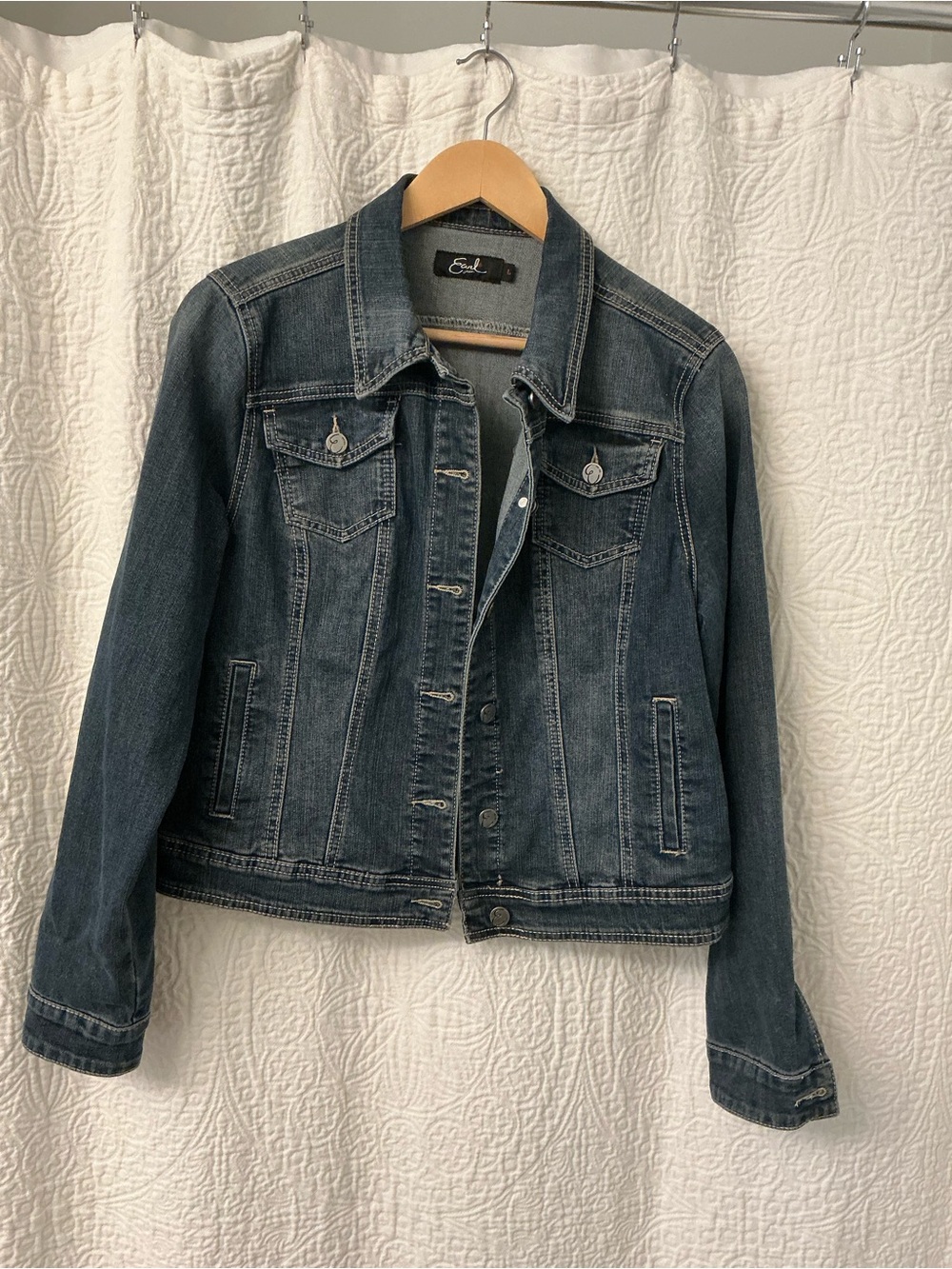 Earl Jeans Women's Dark Denim Jean Jacket